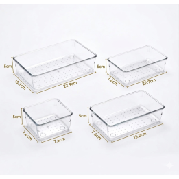 BANDEJA DE ACRILICO ORGANIZADORA 22,9X15,7 CM