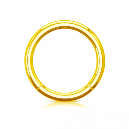 ARO DE TITANIO CIERRE FACIL COLOR ORO