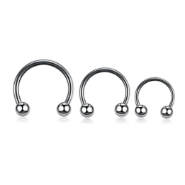 PIERCING CIRCULAR BARBELL/SEPTUM SET 100 UNI