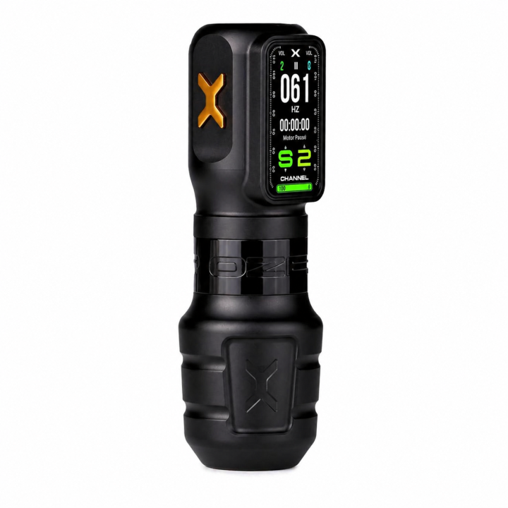 OZER X-CHANNEL BLACK MÁQUINA DE TATUAJE | ATOM X Mallorca