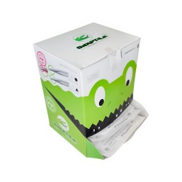 Caja de 100 Snaptile Fórceps Estériles Desechables Redondos