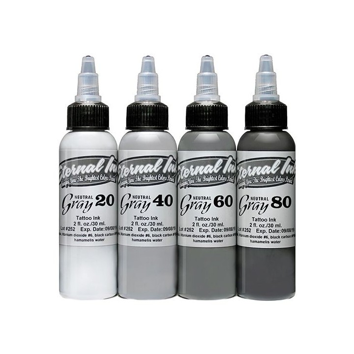 ETERNAL INK NEUTRAL GRAY SET - 1OZ (30ML) | ATOM X Mallorca