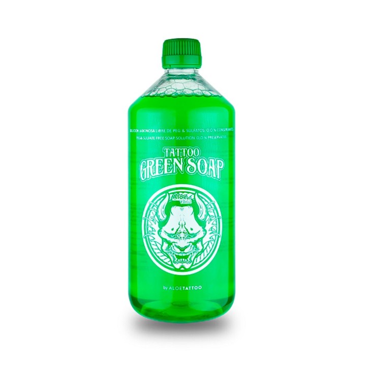 GREEN SOAP ALOE TATTOO 1L (+ALANTOINE) | ATOM X Mallorca