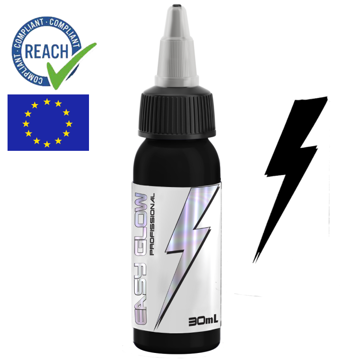 TINTA RAVEN BLACK EASY GLOW 30ml REACH | ATOM X Mallorca
