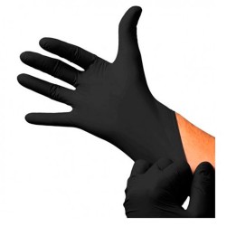GUANTES NITRILO NEGRO PACK 10 TALLA L
