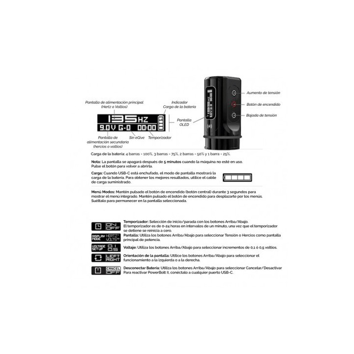 Tattoo Wireless Pen profesional | ATOM X