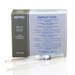 CATETER NIPRO 16G COLOR GRIS 50 UDS