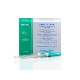 CATETER NIPRO 18G COLOR VERDE 50 UDS