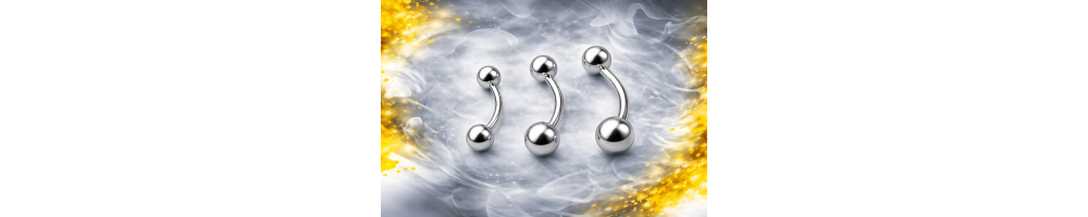 Banana piercing | Barbells curvos profesionales